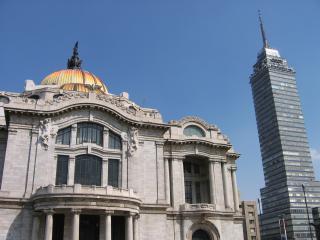 Mexico, D.F.: Palacio de Bellas Artes und Torre Latinoamericana